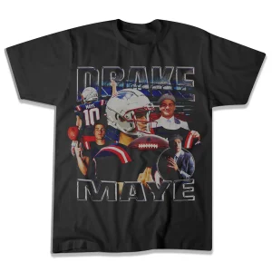 Drake Maye Retro Heavyweight Tee