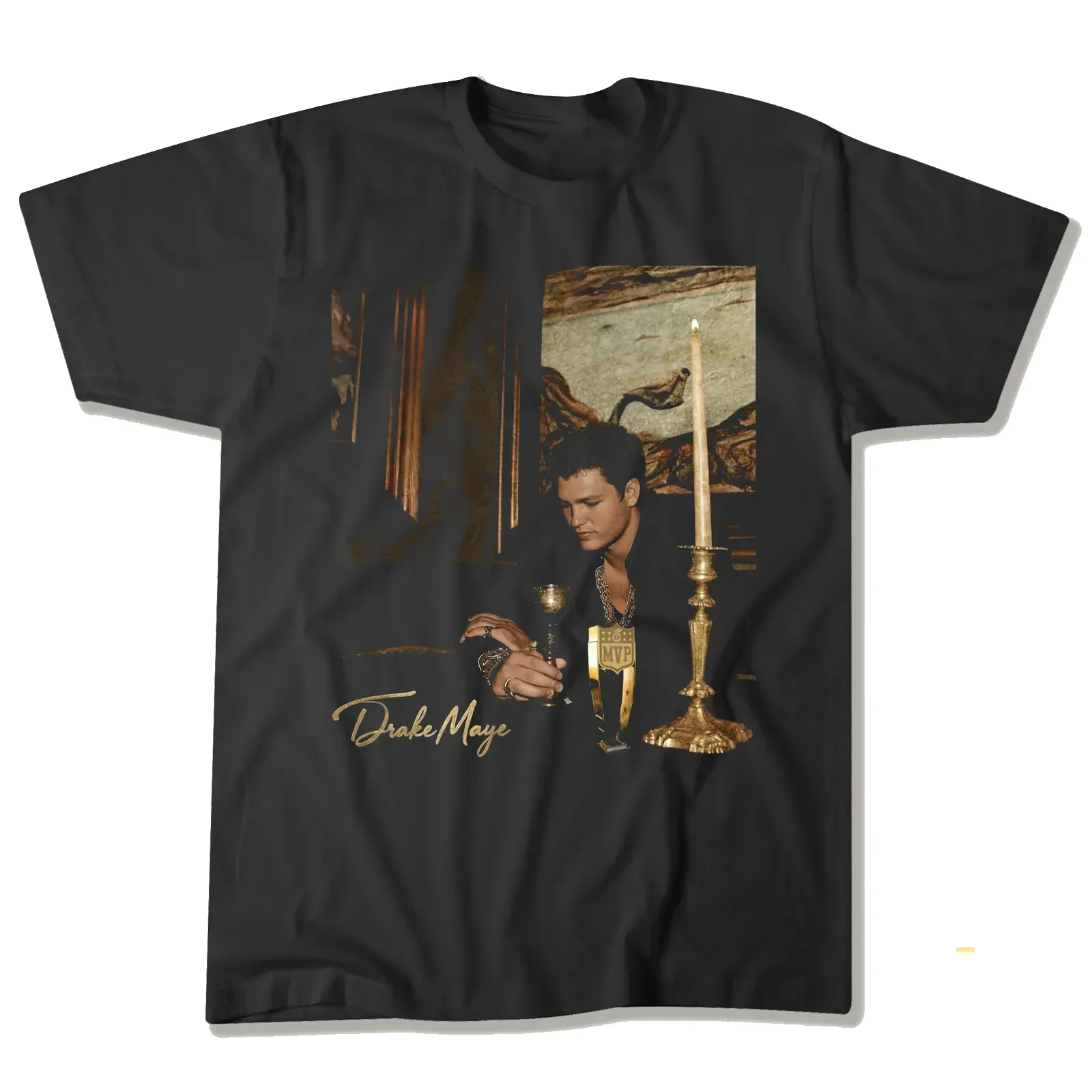 Drake Maye Take Care Album Heavyweight Tee