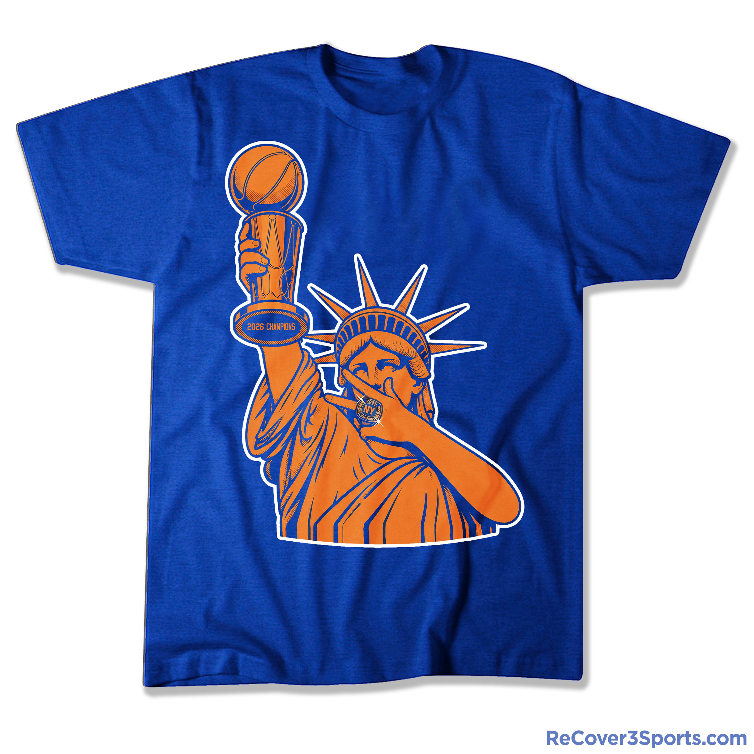 Statue of Liberty Brunson Celly Champs T-Shirt