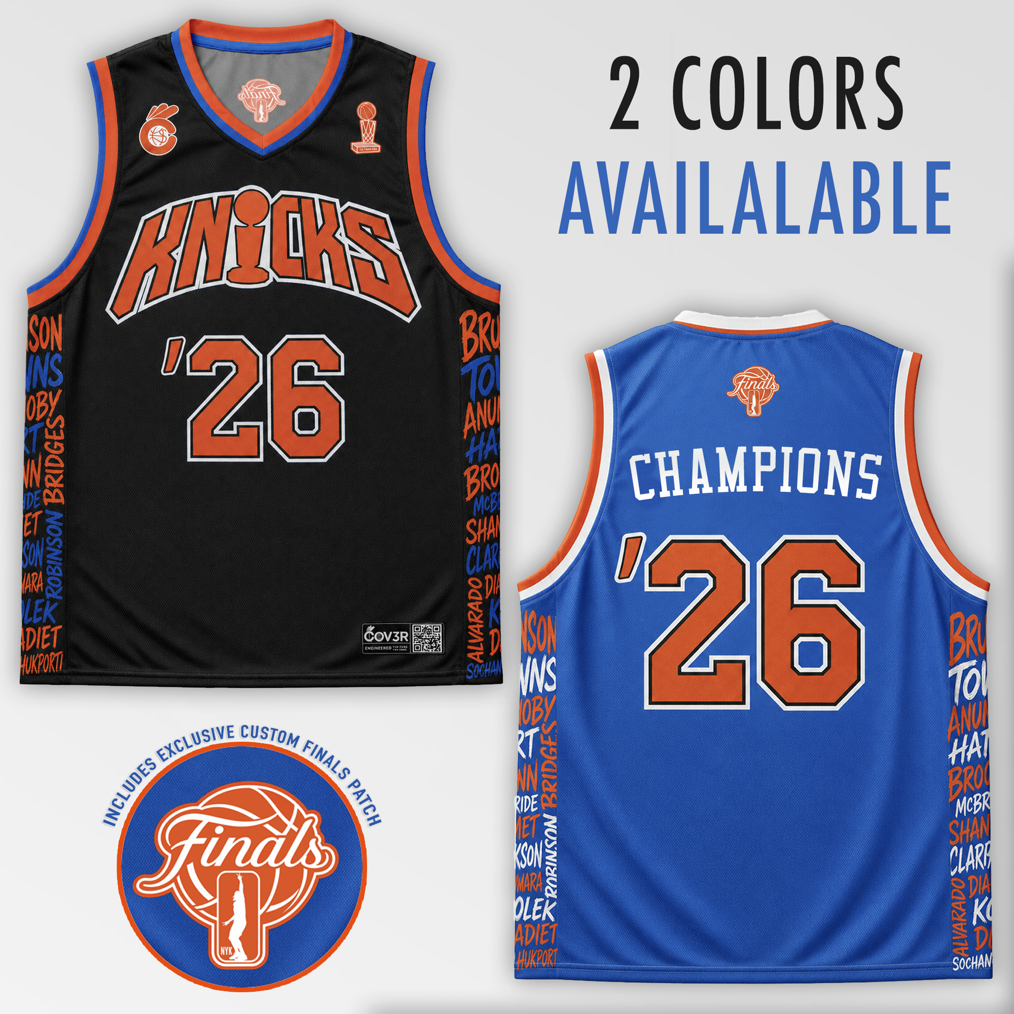 New York Knicks '26 Champions Jersey